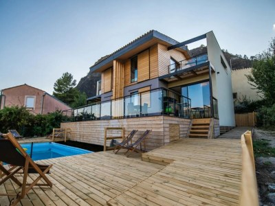 Holiday house Ökologisches Ferienhaus mit Bergblick - Outdoor photo 2