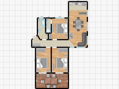 Apartment Three bedroom apartment with terrace Lopar, Rab A-20644-d - Outdoor photo 21