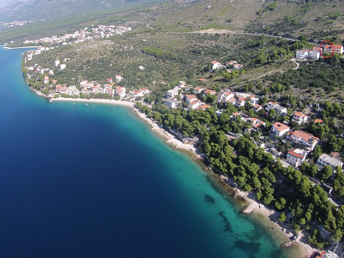 Apartment Three bedroom apartment with balcony and sea view Krvavica, Makarska A-18911-d