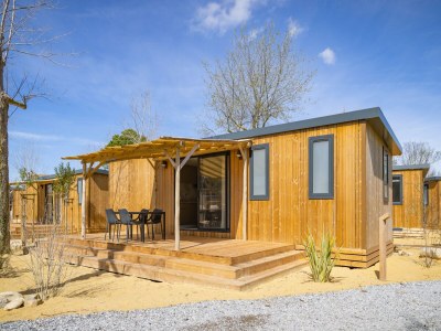 Holiday park Chalet in Agde near Mediterranean Beach in Hérault - Holiday park