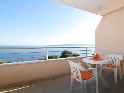 Apartment Studio flat with terrace and sea view Brela, Makarska AS-19998-a - Outdoor photo 19