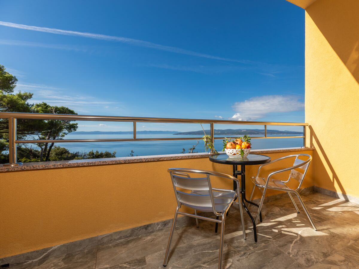 Apartment Studio flat with balcony and sea view Krvavica, Makarska AS-23540-d