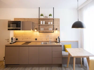 Holiday house Modern studio with living and sleeping area. - Features photo 14