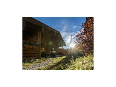 Apartment Ferienwohnung "Kreuzkogel" im Bio-Blockhaus in Hüttschlag - Apartment
