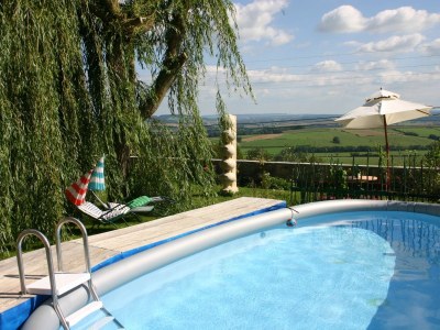 Holiday house --LaBellevue-- Breathtaking view in absolute traquillity, private Garden&Pool in Semur en Auxois - Holiday house